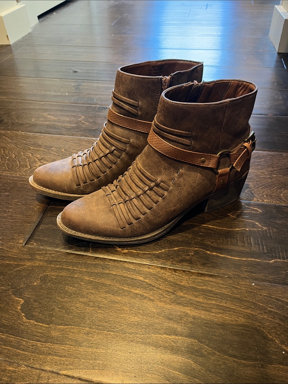 Volatile Western-Style Ankle Booties